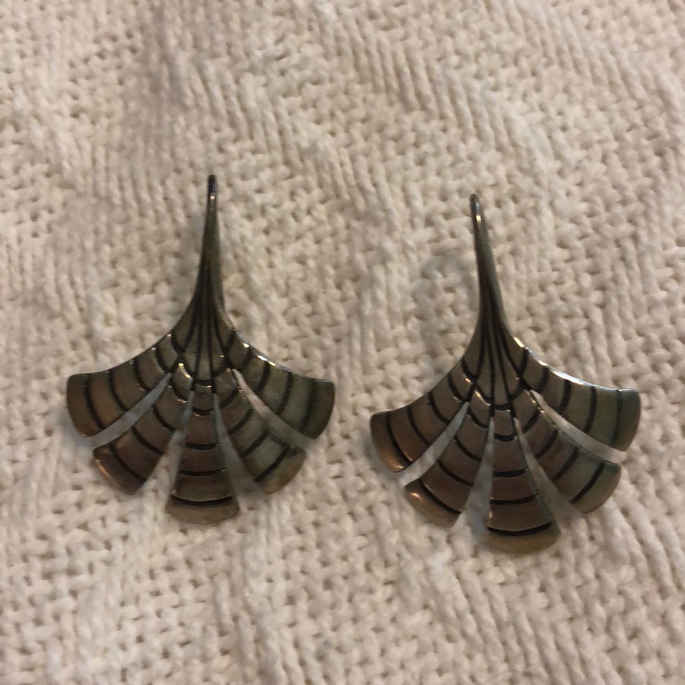 Silver earrings